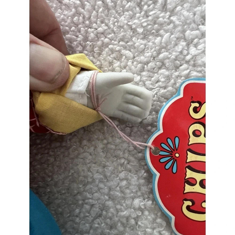Chips Porcelain‎ Musical Doll By Russ Female Clown With Tag No Box